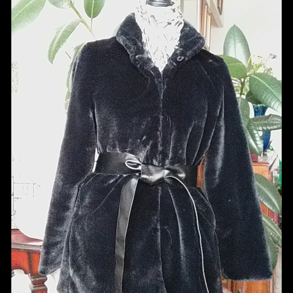 Faux fur jacket